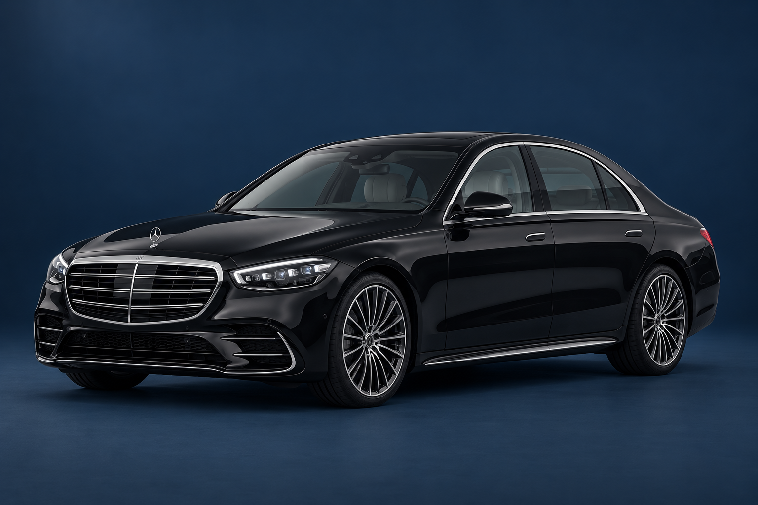 nice airport transfer 77 Mercedes S-Class