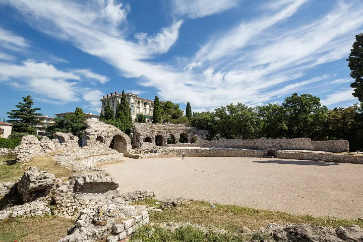 The Roman arena of Cimiez in Nice