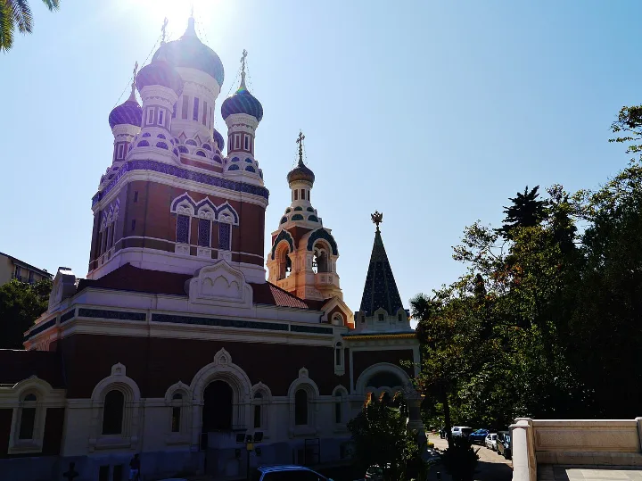 The Russian Orthodox Cathedral of Saint Nicholas in Nice